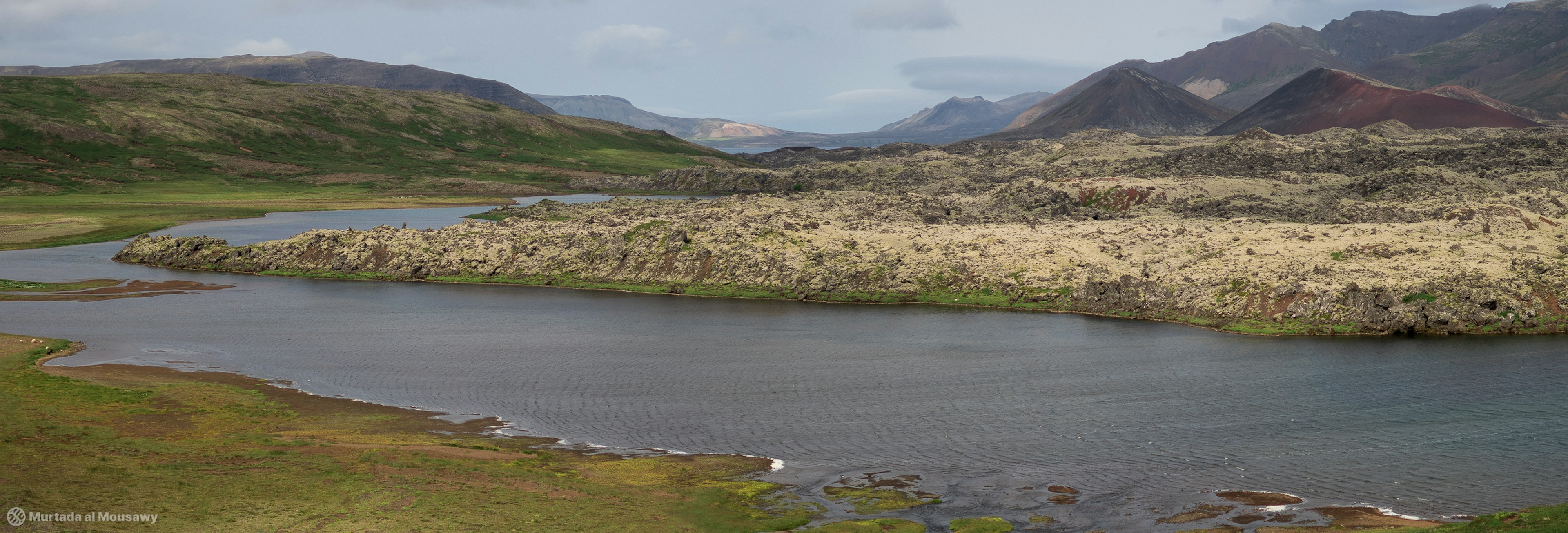 Panoramic Icelandic landscape