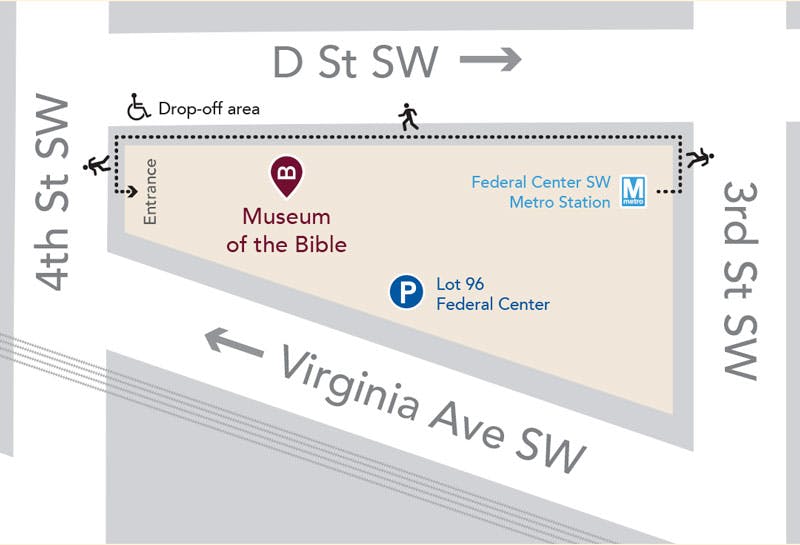 Museum Of The Bible Map Accessibility | Museum Of The Bible