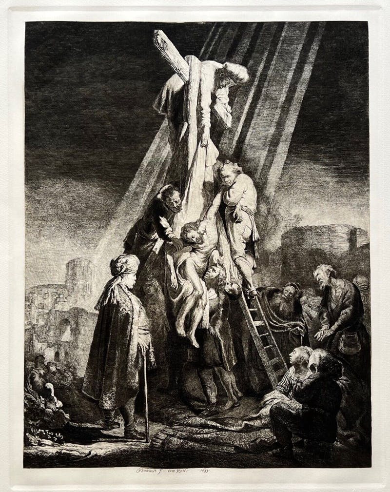 Deposition Design by Rembrandt van Rijn