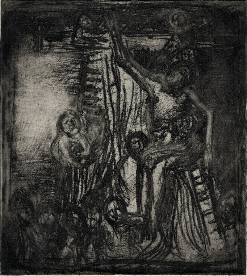Deposition (after Rembrandt) by James Wilson