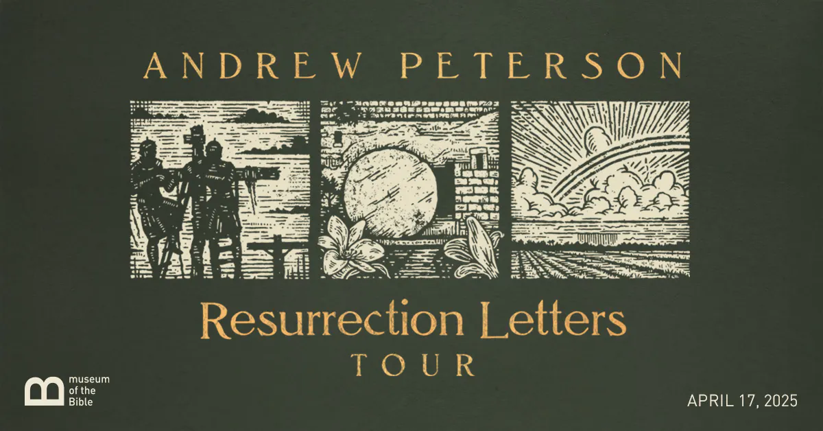 Resurrection Lettering SOLD OUT: The Resurrection Letters Tour with Andrew Peterson | Museum ...