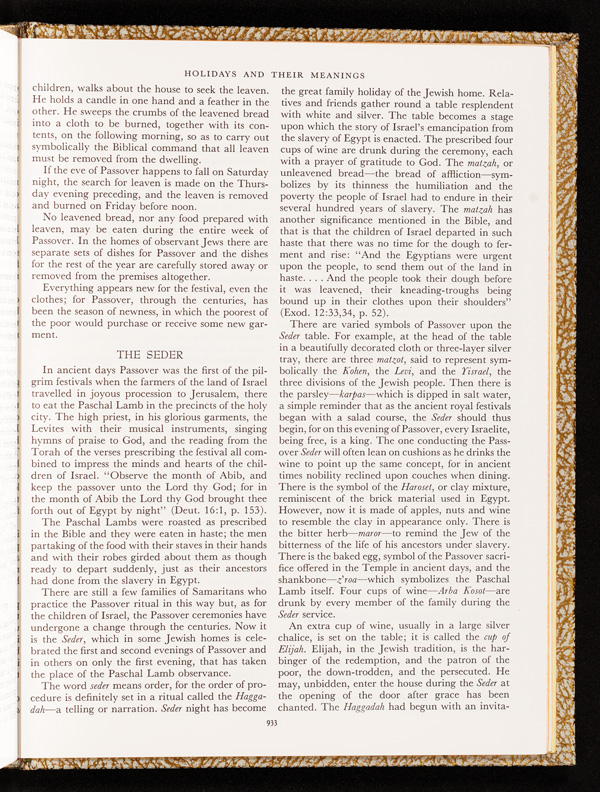 The Passover story continues in Jacob Barosin&rsquo;s Bible.