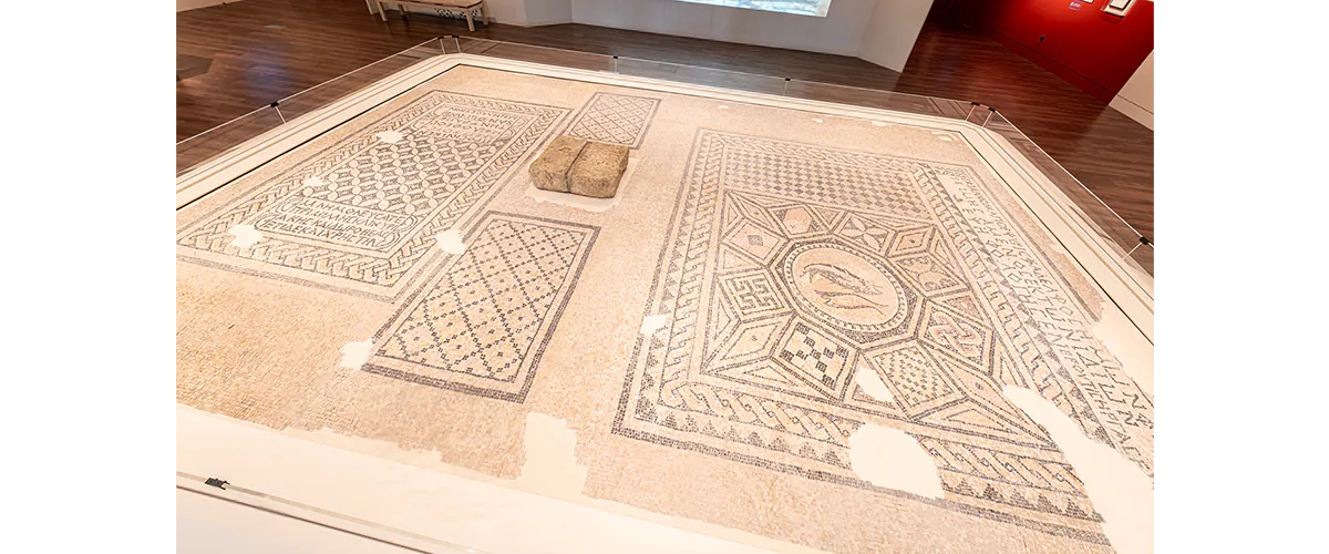 The Megiddo Mosaic: Foundations of Faith exhibition at Museum of the Bible