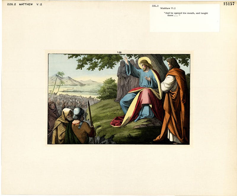 The Sermon on the Mount Matthew 5:2