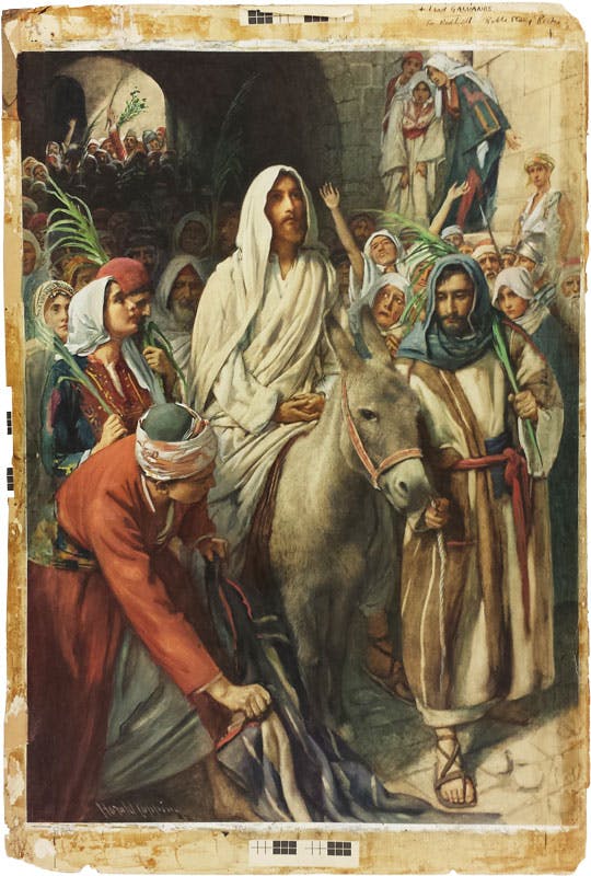 Jesus’s triumphal entry into Jerusalem
