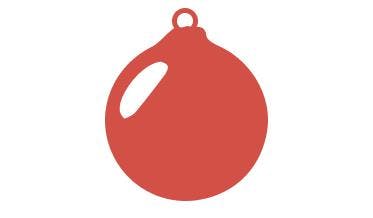 Red ball ornament