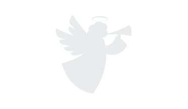 Angel blowing a trumpet