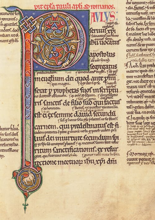 The Epistles of St. Paul illuminated manuscript