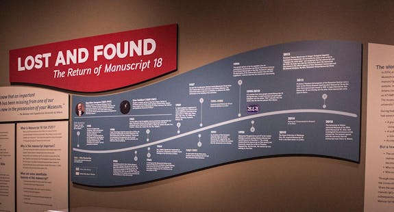 Lost and Found: The Return of Manuscript 18 - Museum of the Bible