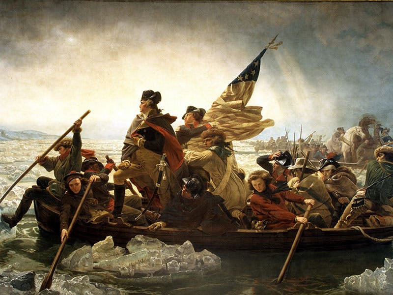 Image of Washington Crossing the Delaware by Emanuel Leutze, MMA-NYC, 1851, Public domain, via Wikimedia Commons