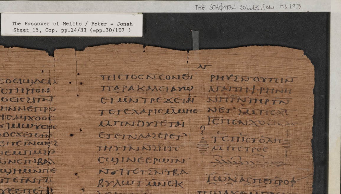 The Crosby-Schøyen Codex Main Image, Horizontal