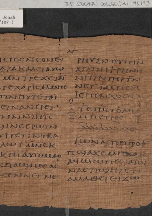 The Crosby-Schøyen Codex Main Image, Vertical