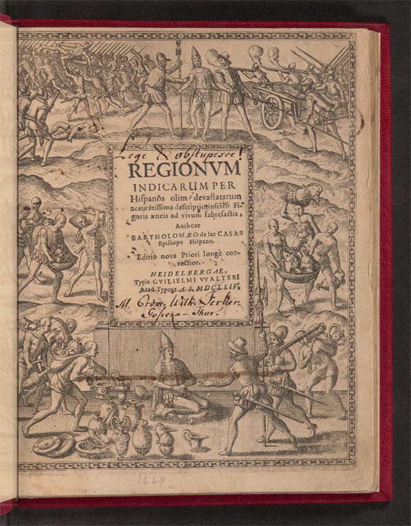 Title page of A Short Account of the Destruction of the Indies