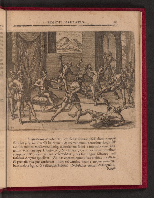 Illustrated page of A Short Account of the Destruction of the Indies