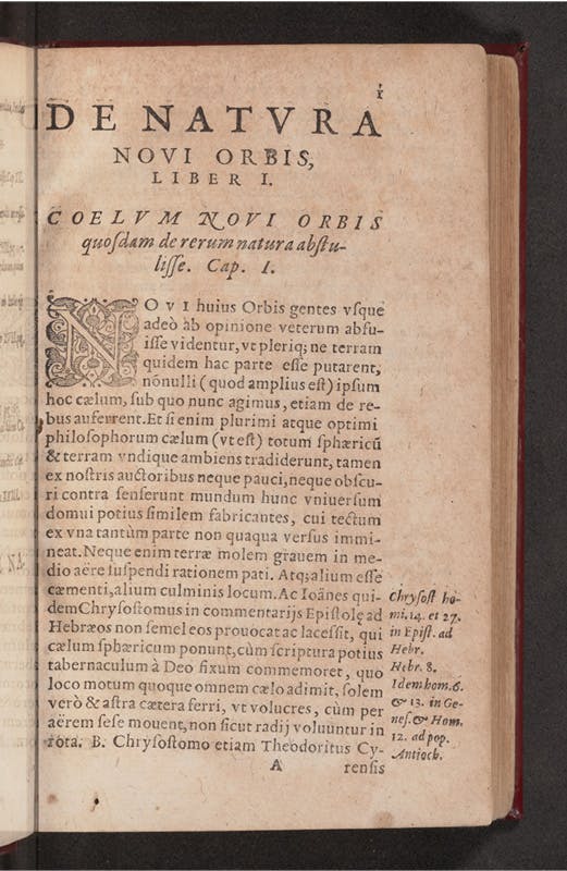 De Natura Novi Orbis