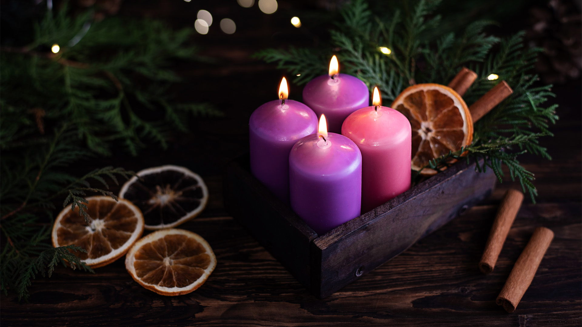 Advent Wreaths Burn Bright in Preparation for Christmas