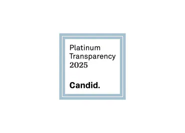 GuideStar Platinum Seal of Transparency 2025 via candid.org