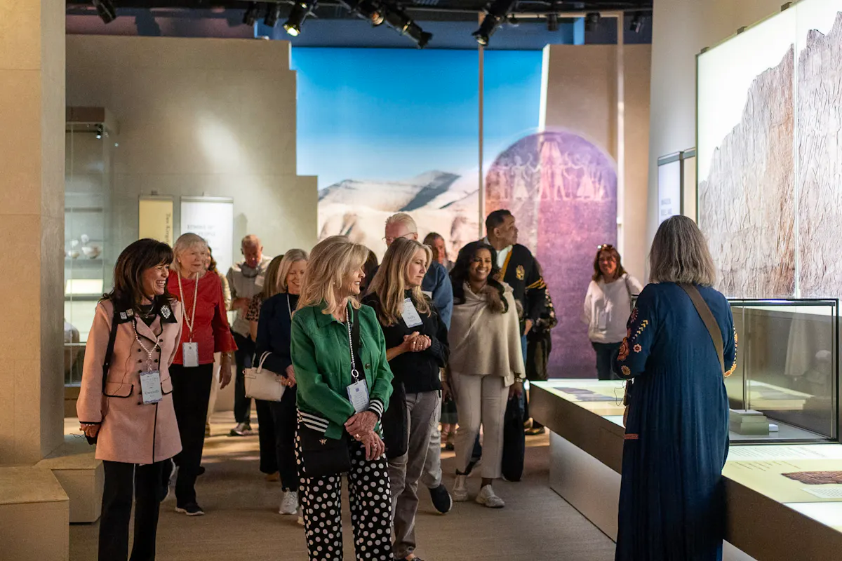 Women of Legacy attend a VIP guided tour at the 2024 Summit and Reunion at Museum of the Bible.