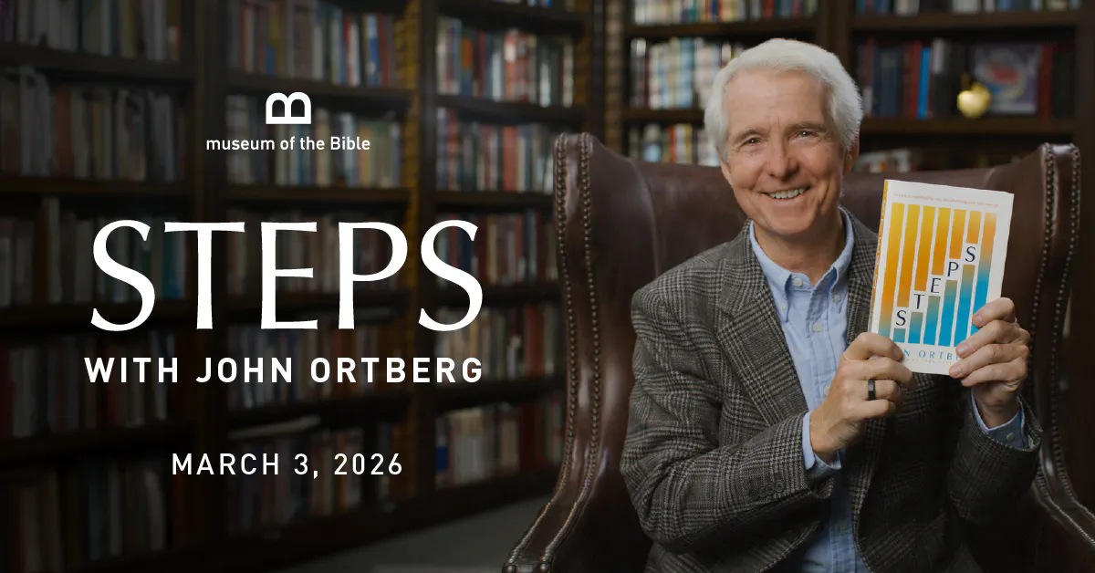 “Steps” Book Launch with Author John Ortberg Museum of the