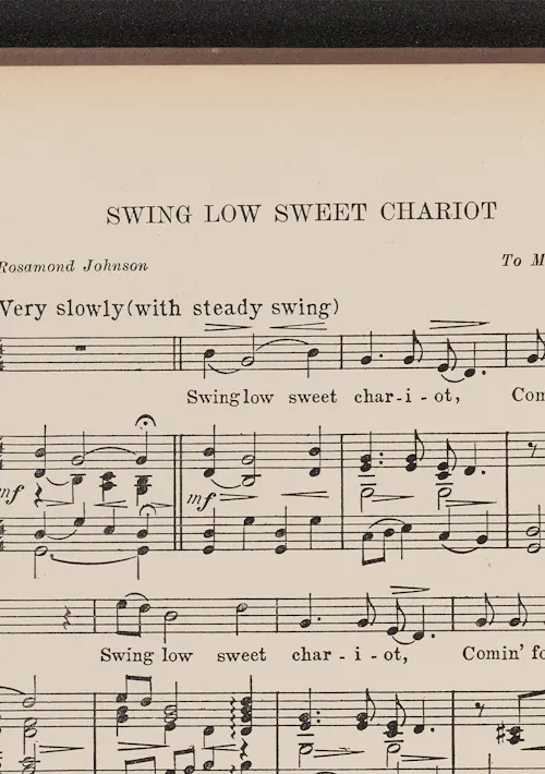 First page of “Swing Low, Sweet Chariot”