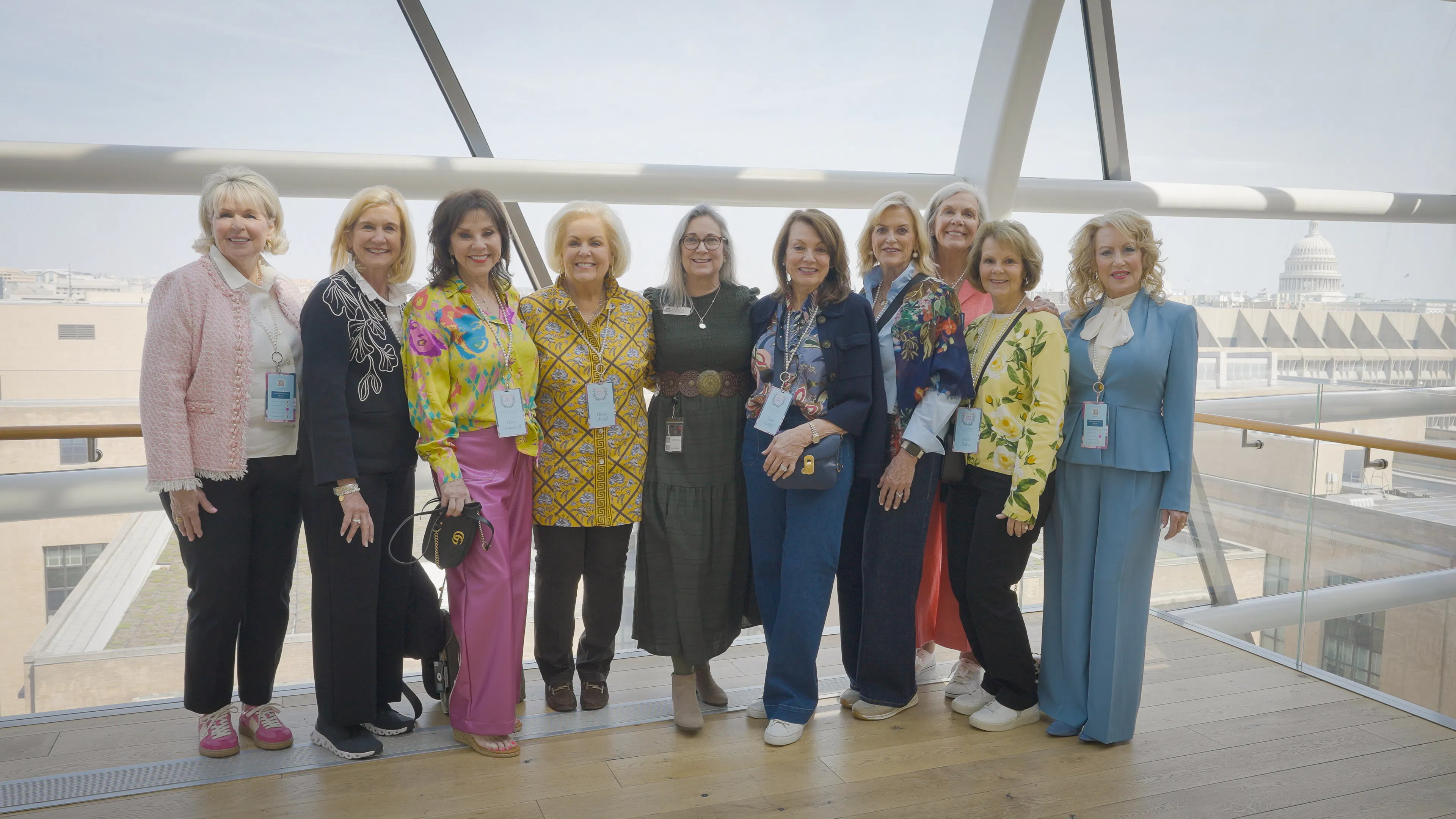 Deborah Ramsey and other MOTB volunteers taking a group photo