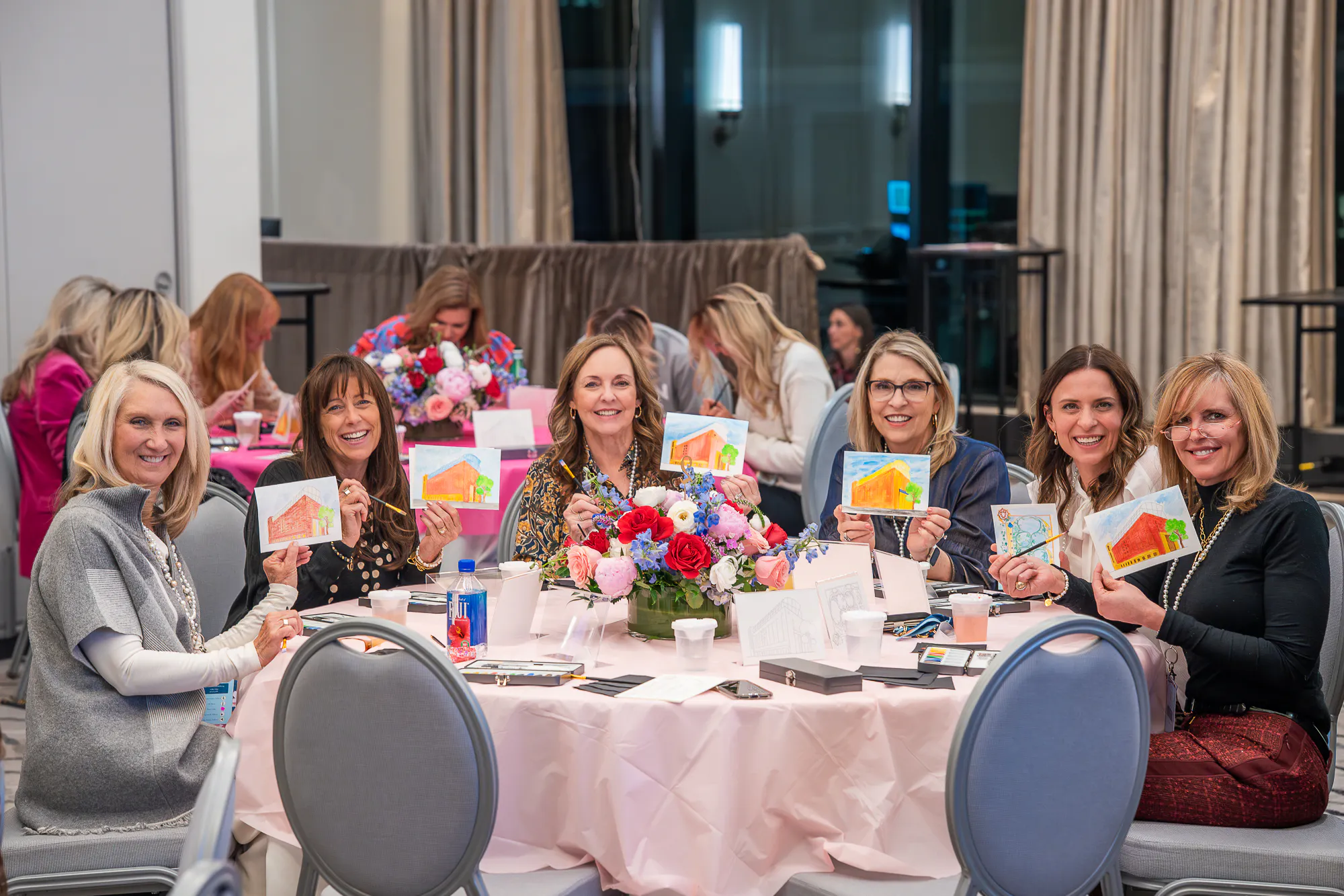 Group of ladies at the WOL foundation event 