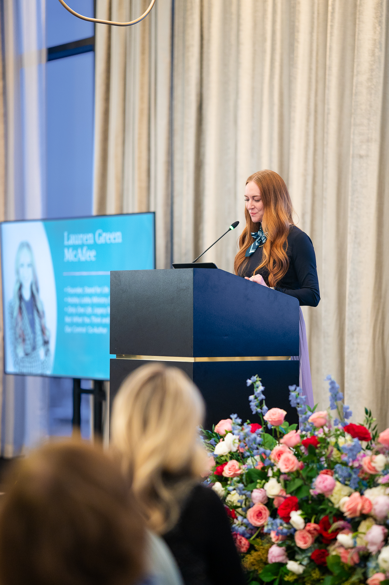 Speaker at the WOL foundation event