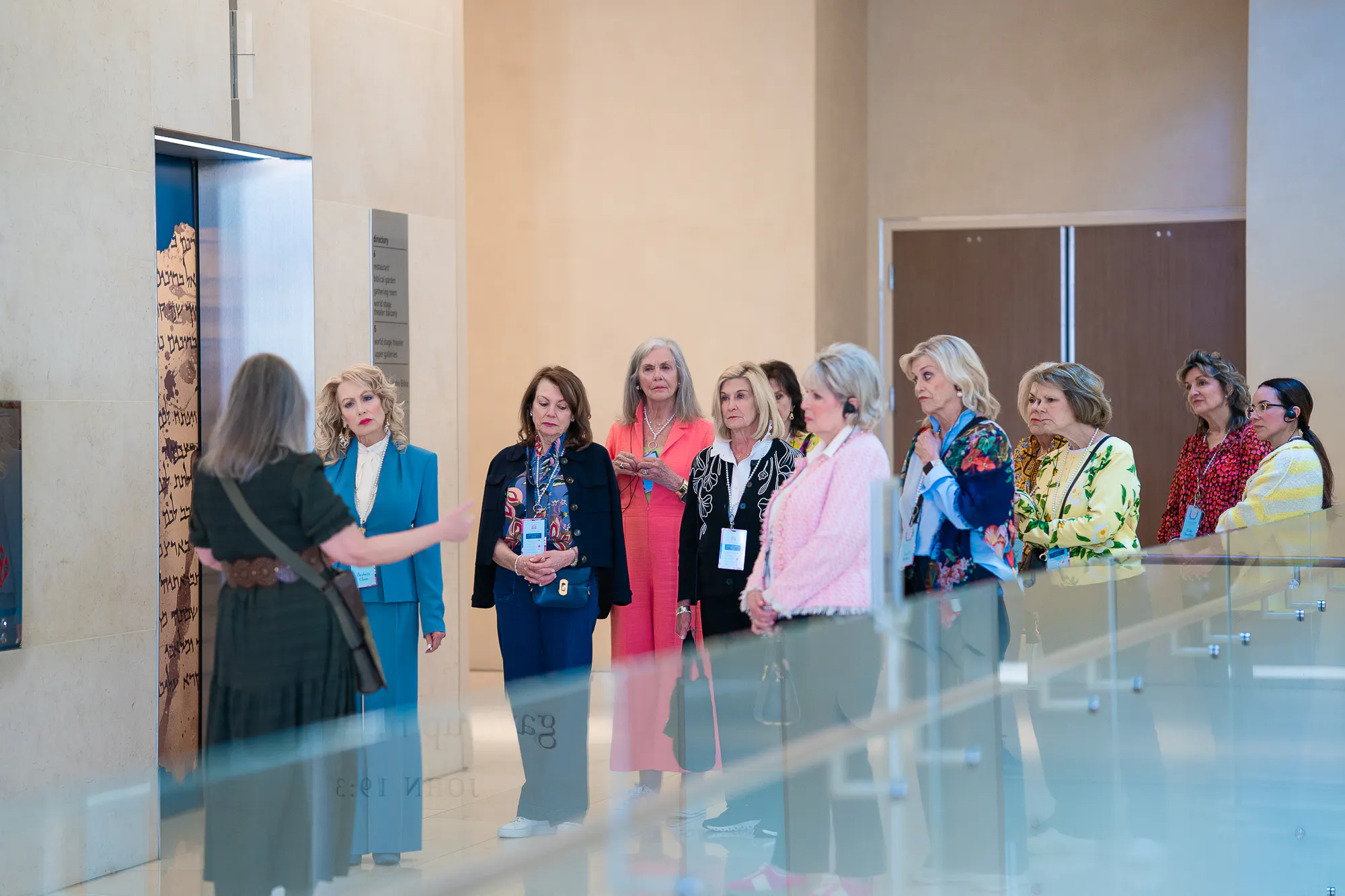 Ladies getting a tour during the WOL foundation event