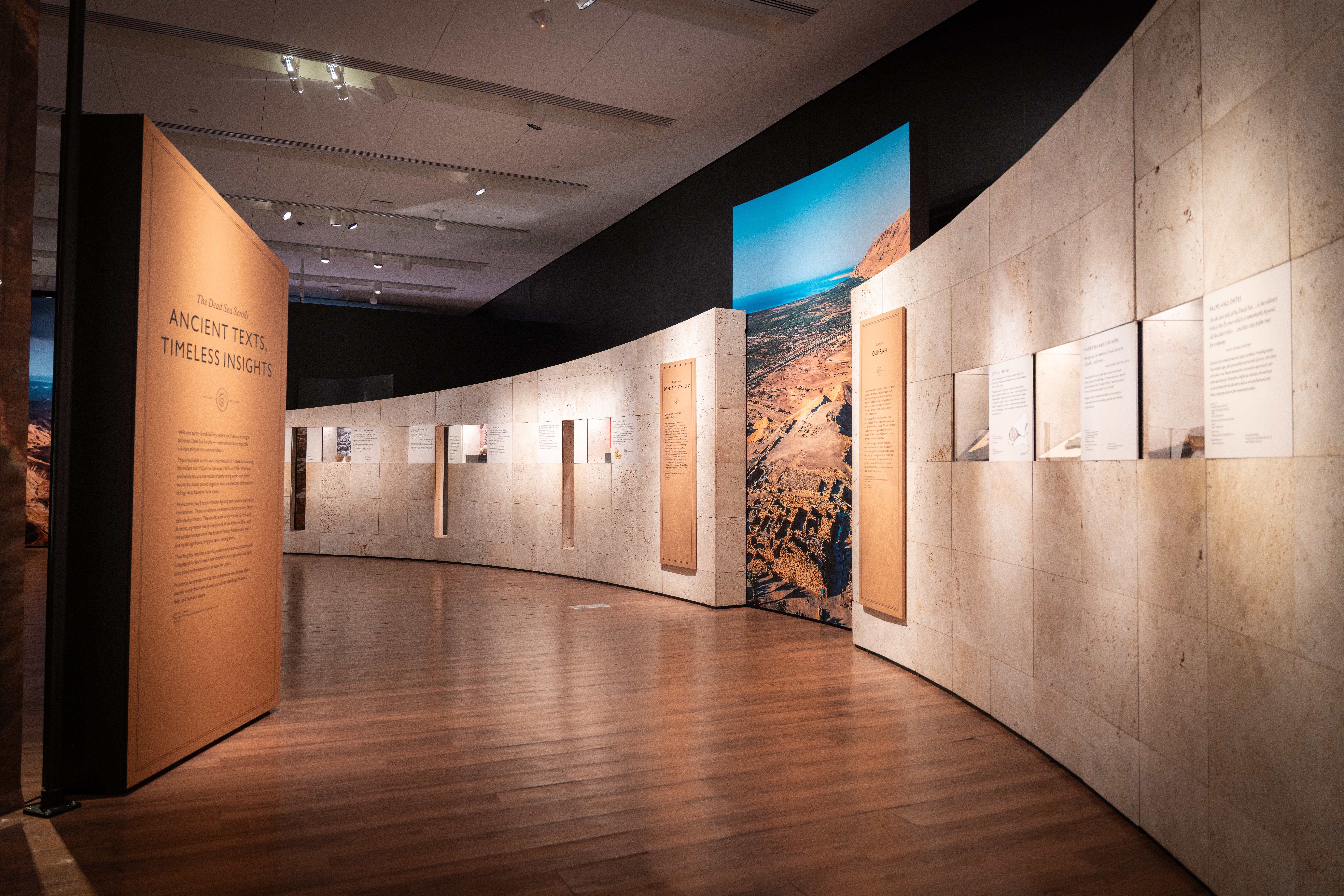 Dead sea scrolls exhibit