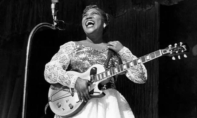 Rosetta Tharpe, godmother of rock 'n' roll.