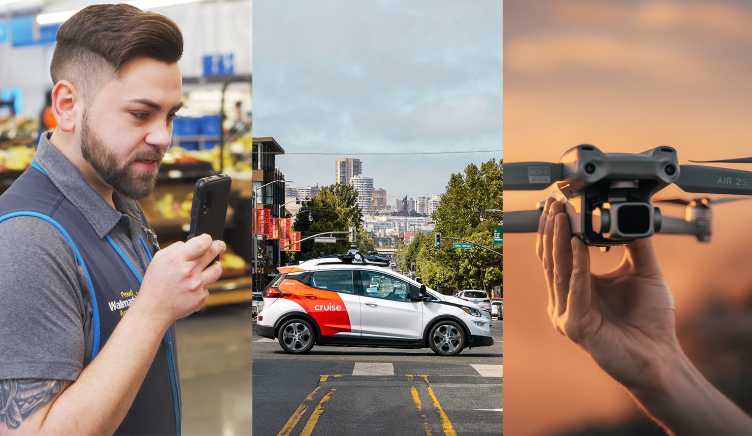 Walmart gives employees new Samsung phones—Cruise gets the green light for driverless rides in California—Pentagon clears DJI drones