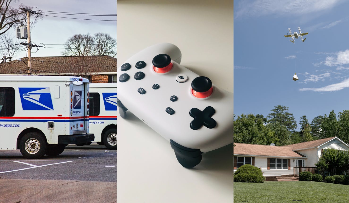 USPS uses edge computing to minimize missing packages—Google Stadia exec makes a mysterious exit—Wing’s high approval rate is a good sign for drone delivery
