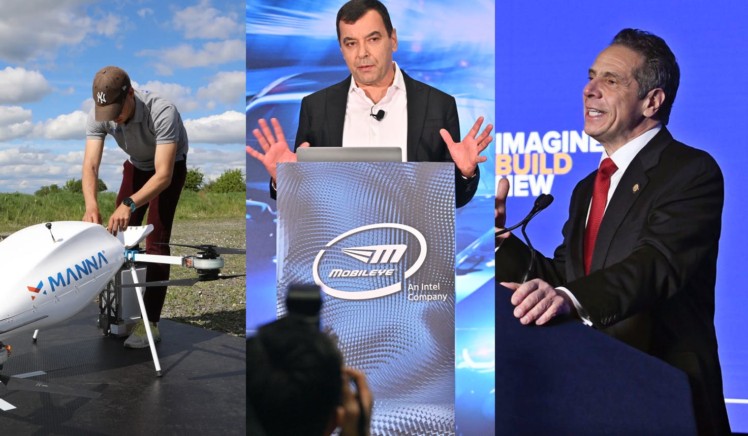 Irish drone startup Manna expands delivery service —Intel's Mobileye announces new Lidar silicon chip for autonomous vehicles—Cuomo proposes $15/month internet access for low-income families