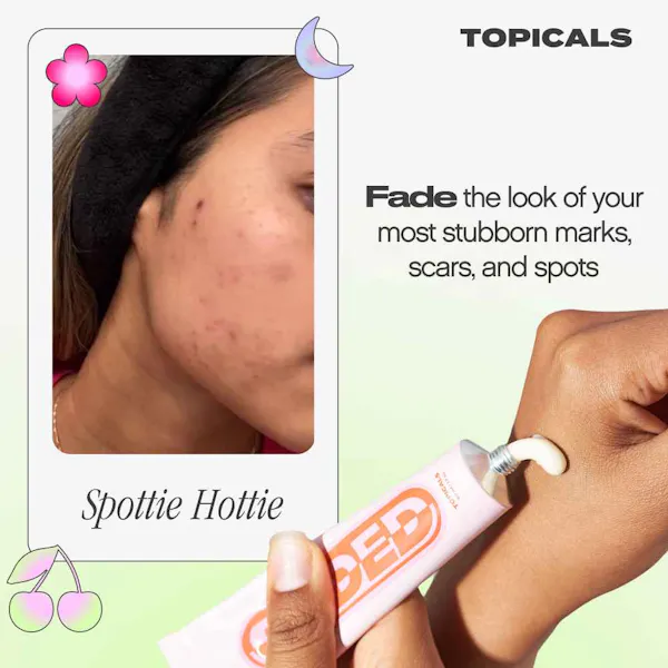 Topicals faded skincare ad
