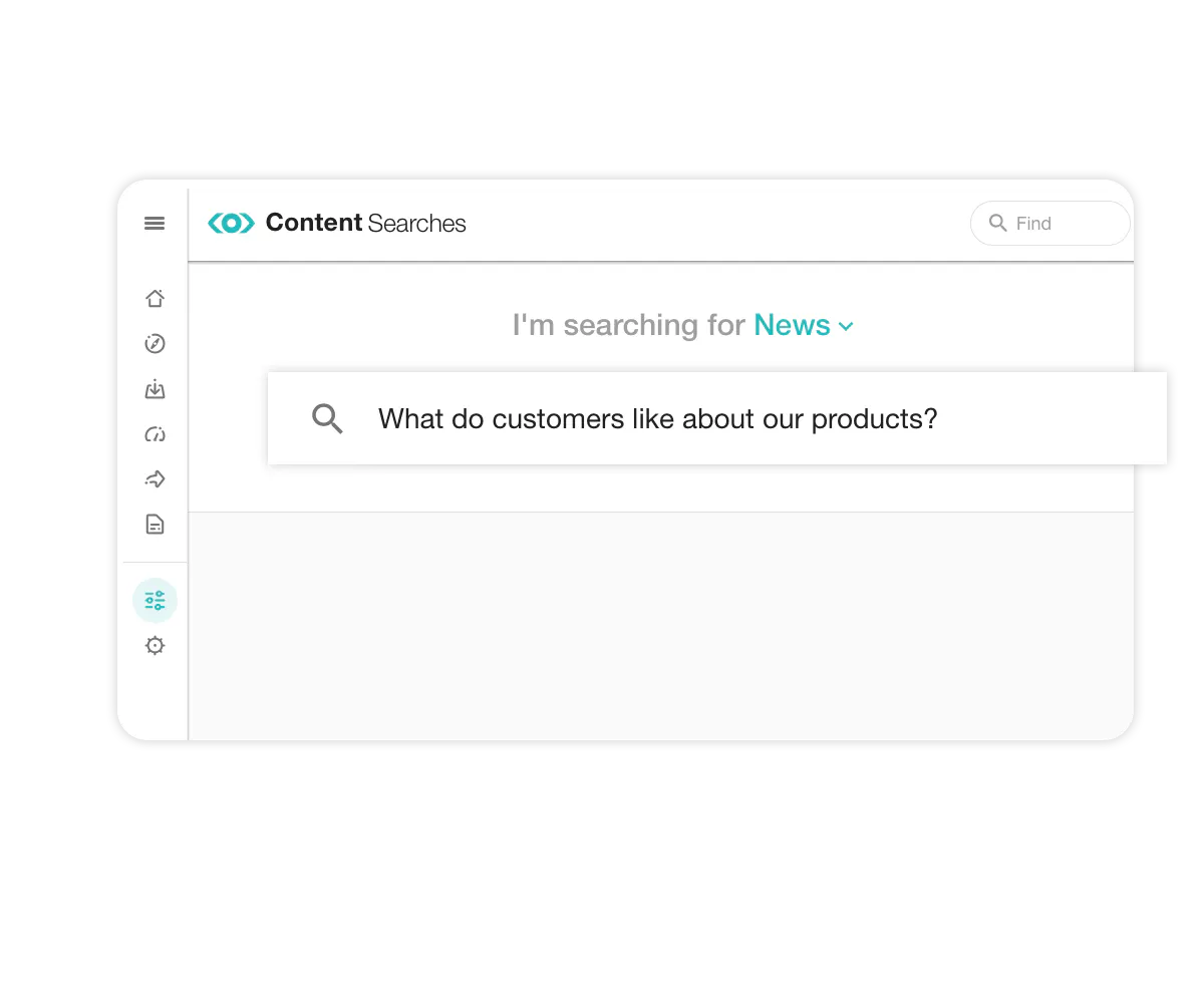 Image showing the Meltwater search tool.