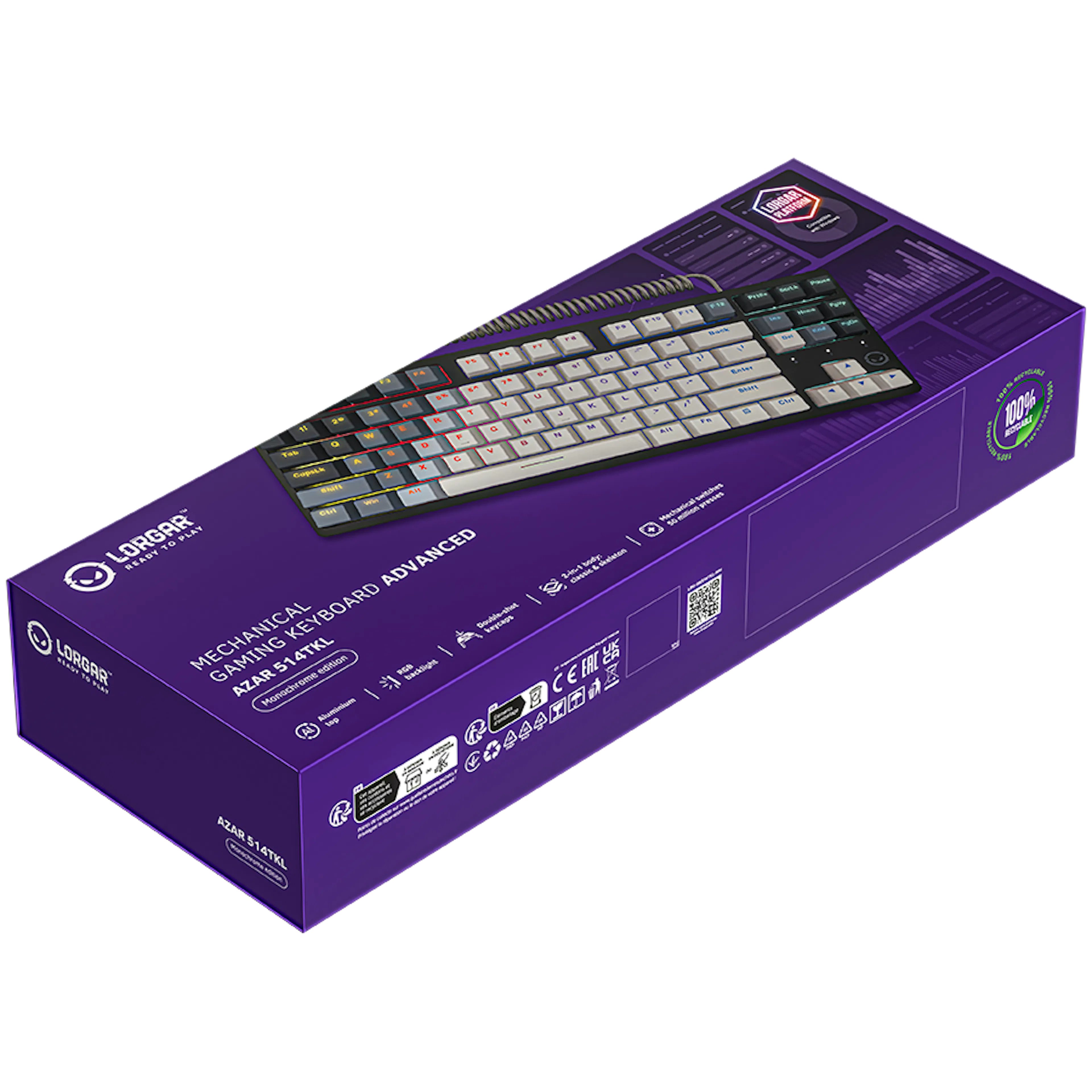 Lorgar Azar 514TKL - White