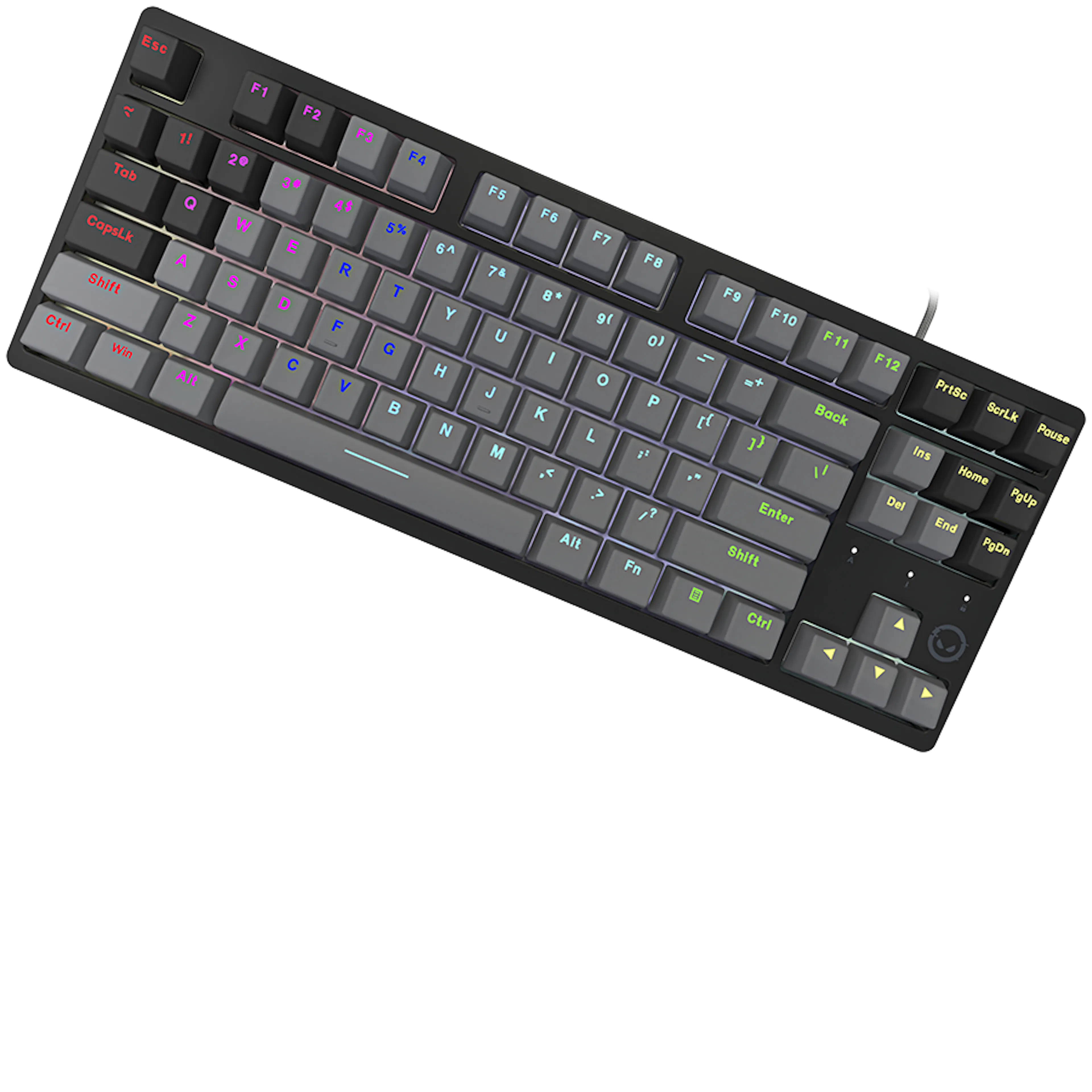 Lorgar Azar 514TKL - Wired RGB Gaming keyboard - Black