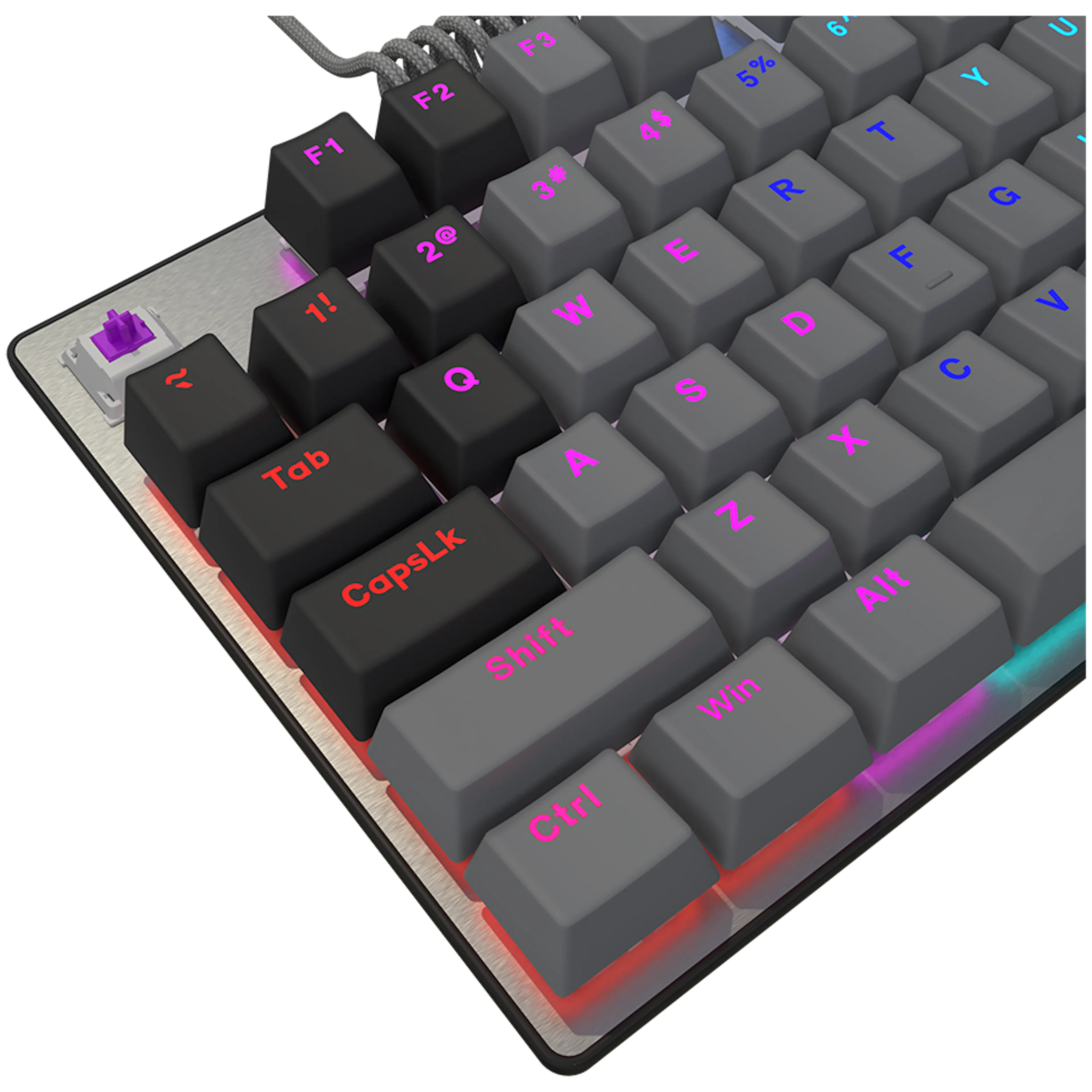 Lorgar Azar 514TKL - Wired RGB Gaming keyboard - Black