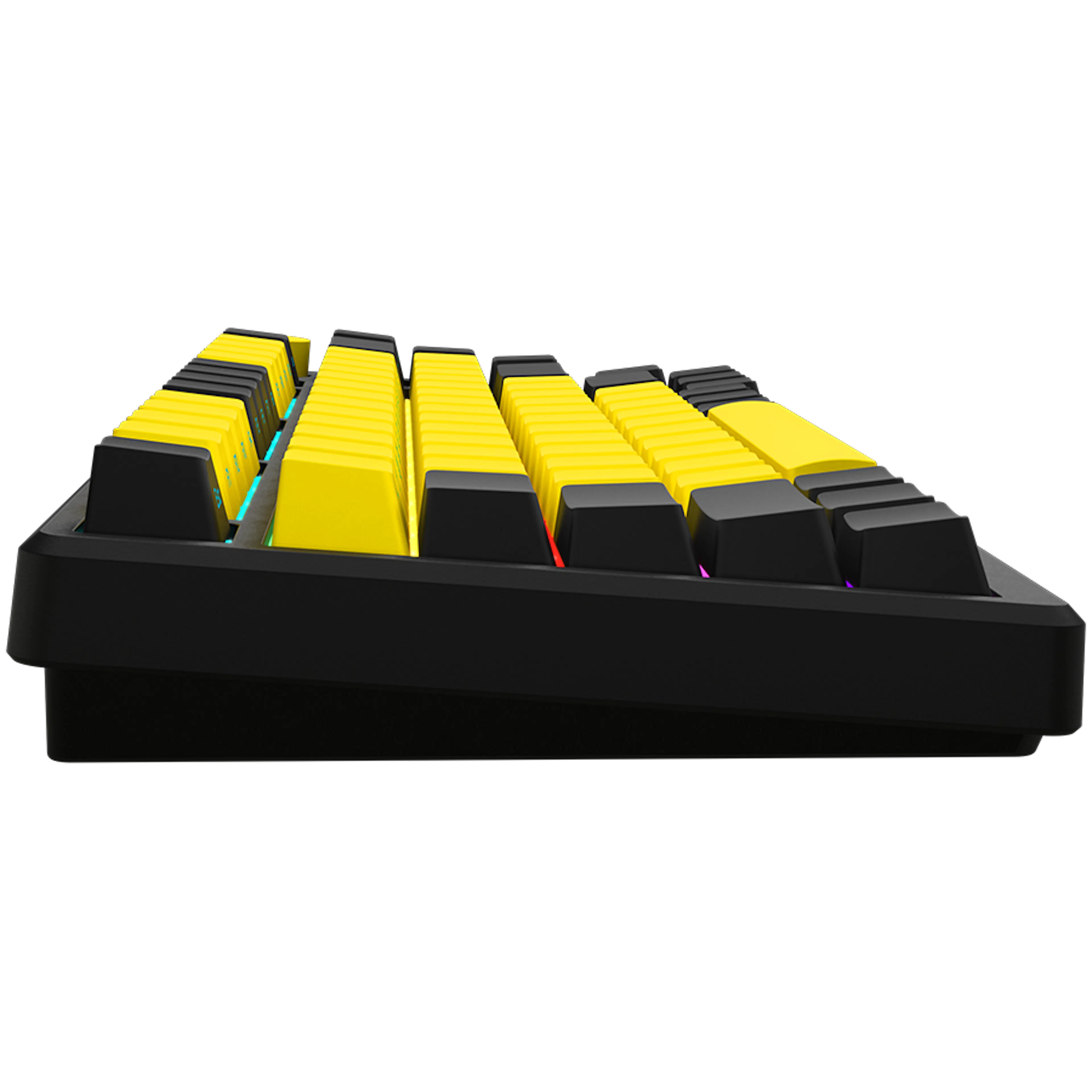 Lorgar KBP7075W – Wireless 75% Mechanical Gaming Keyboard - Yellow/Black