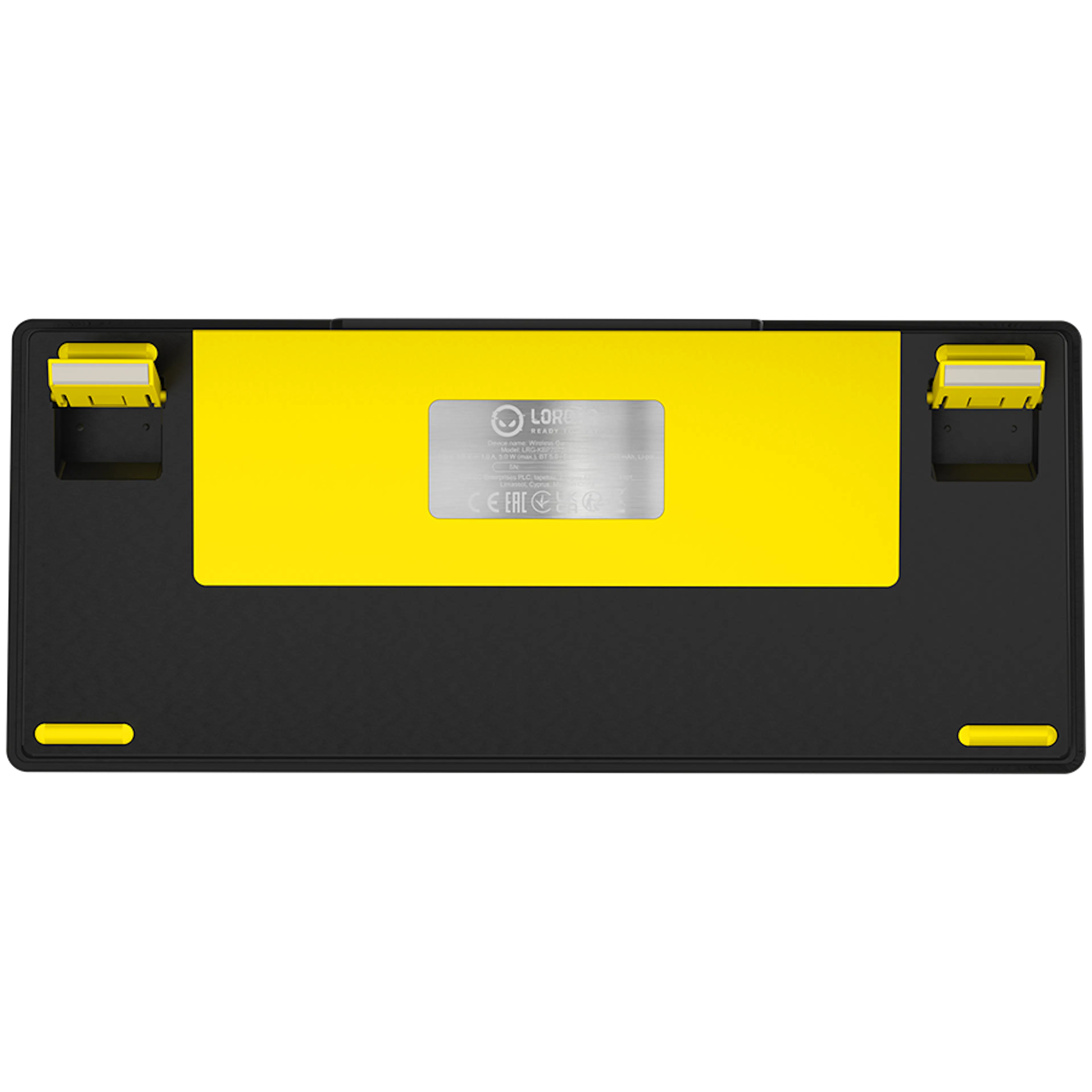 Lorgar KBP7075W – Wireless 75% Mechanical Gaming Keyboard - Yellow/Black
