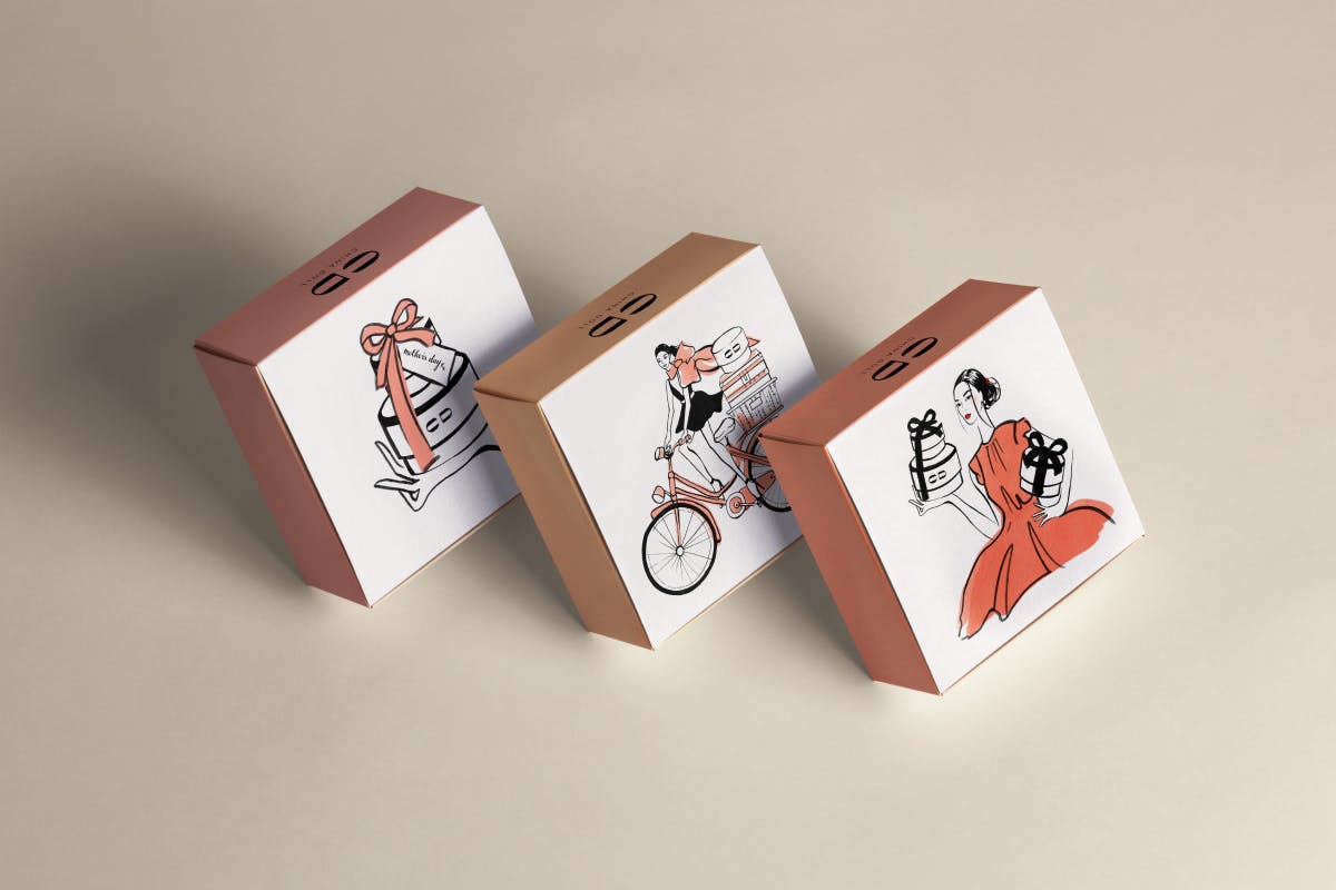 Brand identity for a beautique studio. A collaboration with Yiling McGregor.