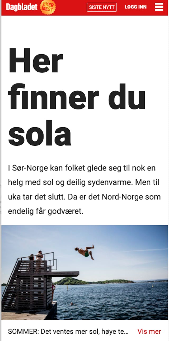 VG, nettutgave, 2021
