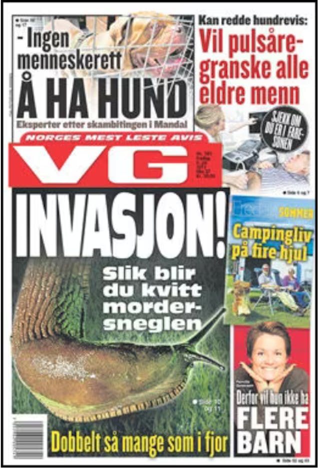 VG print edition, 2012