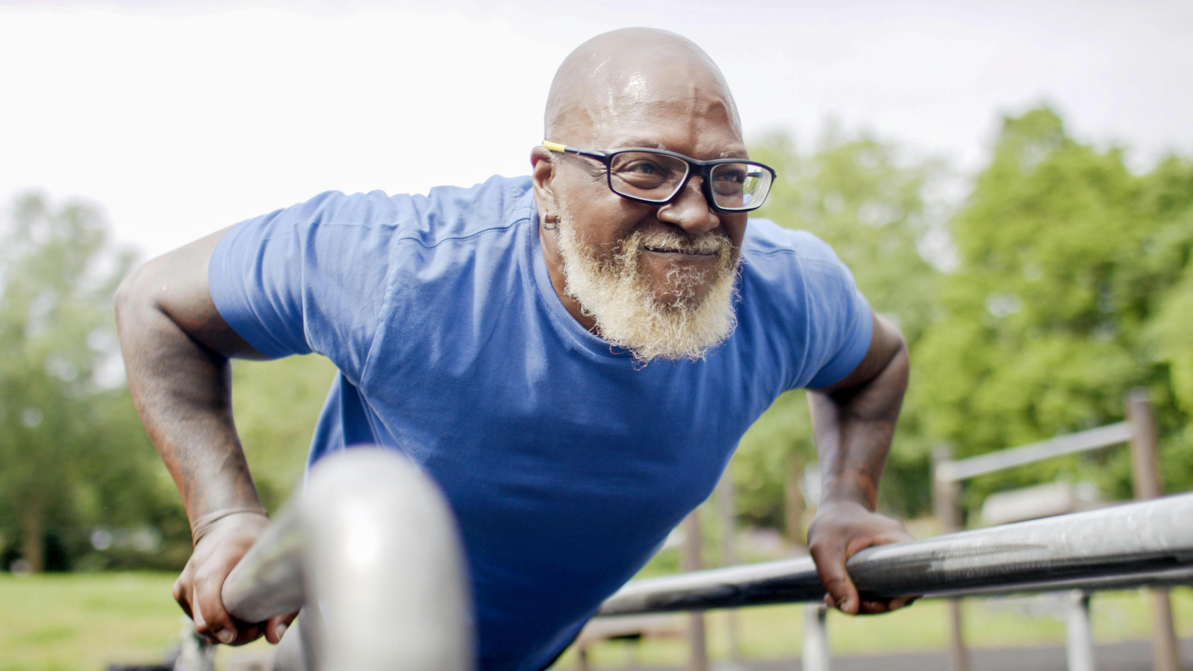 Man exercising