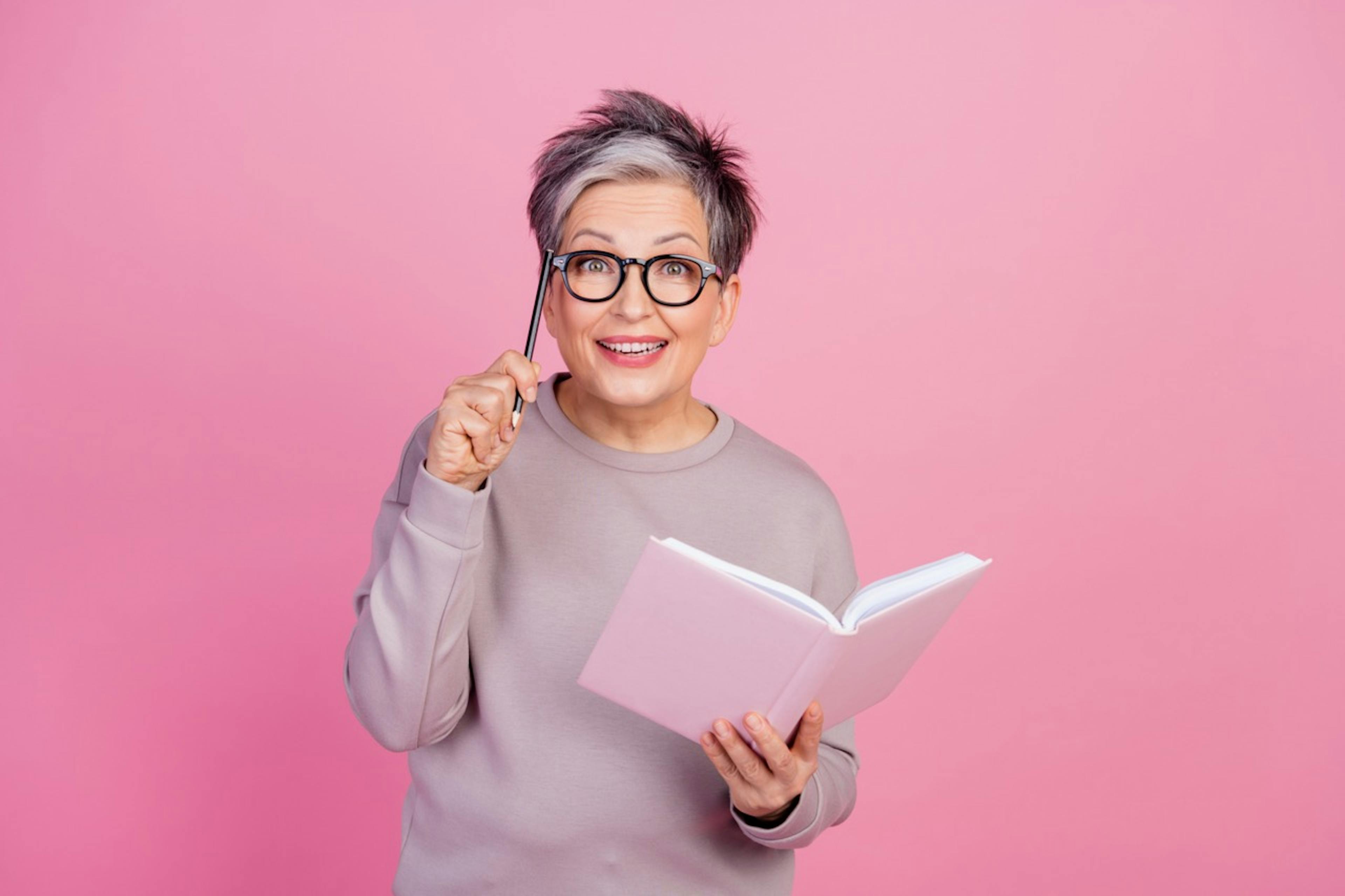 Woman with a book