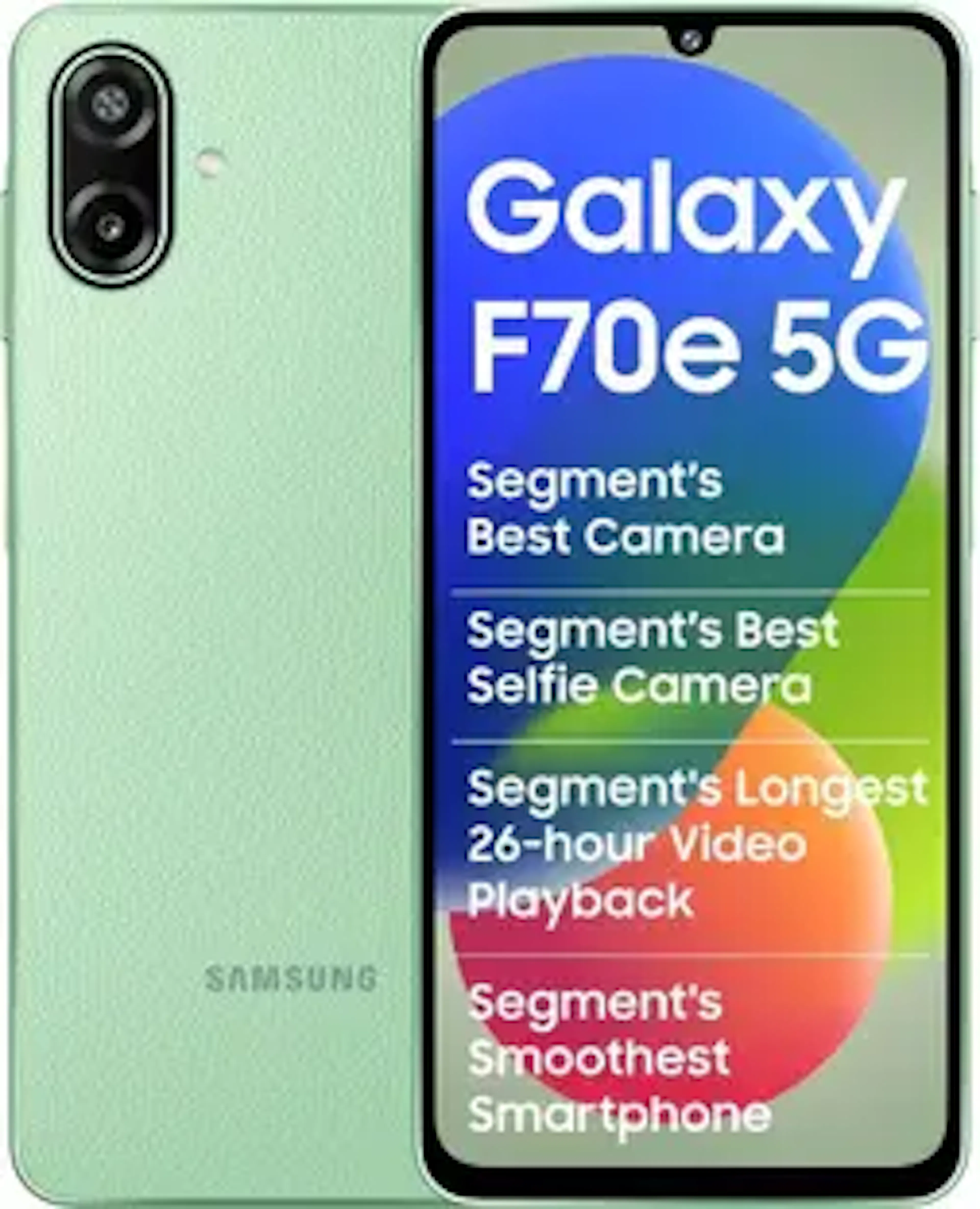Samsung Galaxy F70e 5G (Limelight Green, 128 GB)