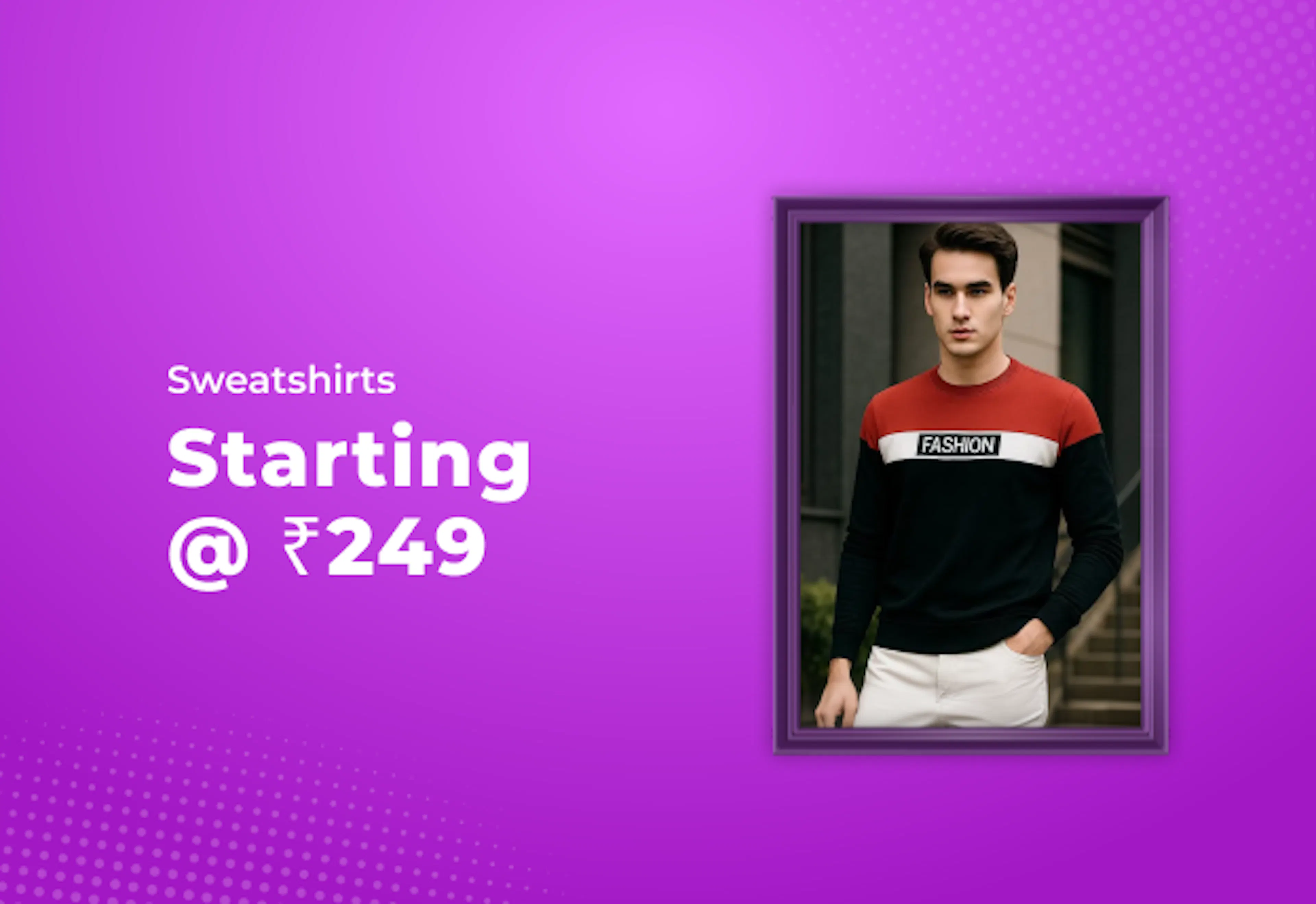 Sweatshirts Starting @ Rs 249