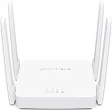 MERCUSYS AC1200 Wireless Dual Band WiFi Router Mercusys AC10 | 1200 Mbps Wi-Fi Speed | 4 High Gain Antennas | Parental Control | IPTV and IPv6 Supported