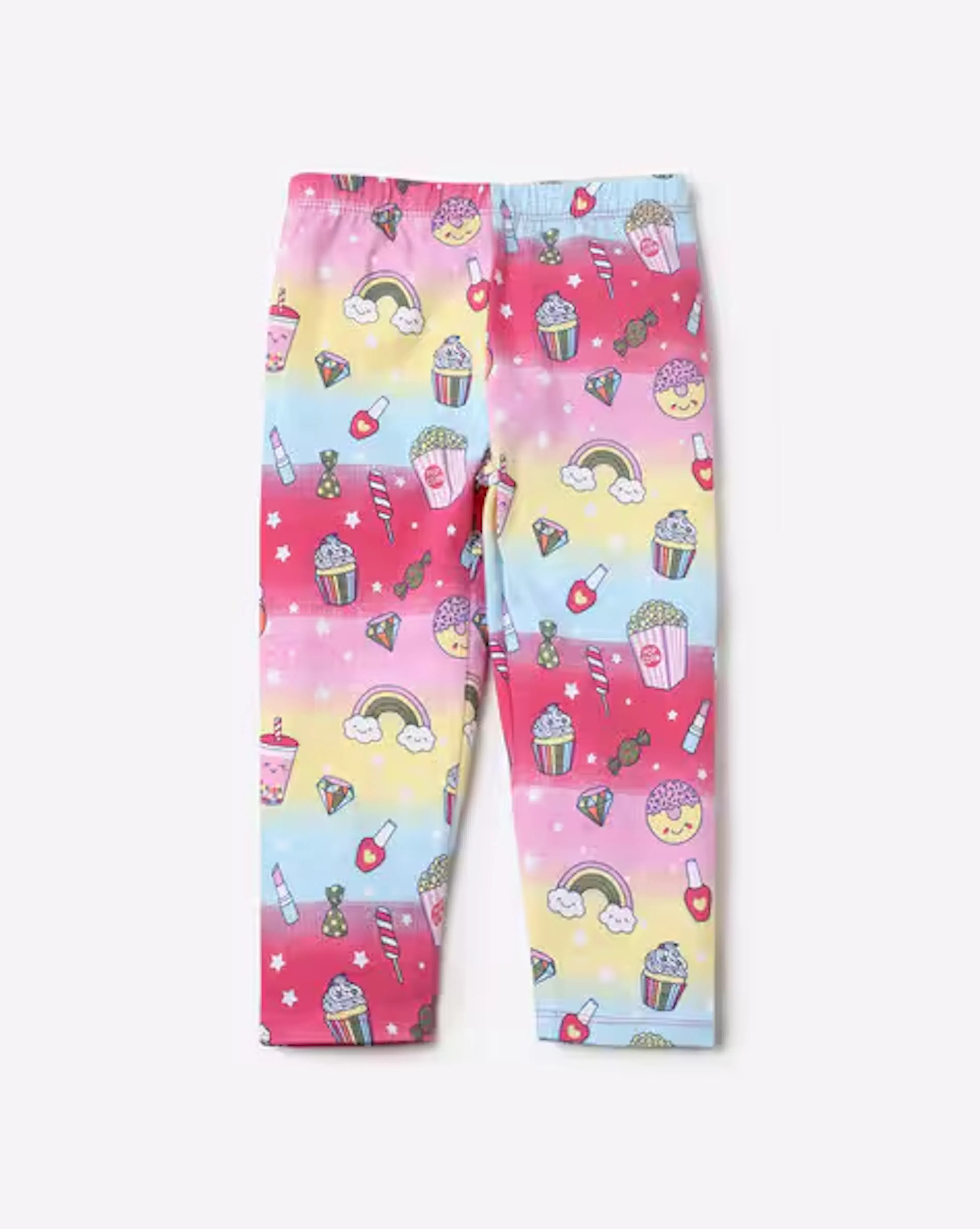 Printed Capris with Elasticated Waistband
