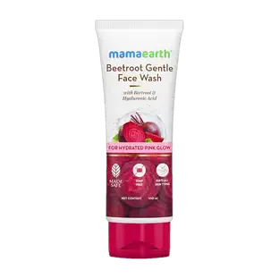 Mamaearth Beetroot Gentle With Beetroot & Hyaluronic Acid For Hydrated Pink Glow Face Wash